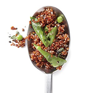 Lemon-snap pea quinoa