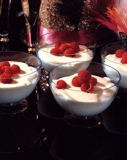 Lemon snow with golden Grand Marnier sauce