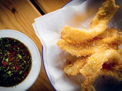 Lemon sole fingers/Vietnamese dipping sauce