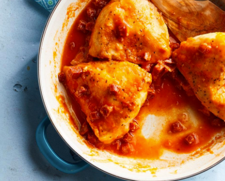 Lemon-sopressata chicken