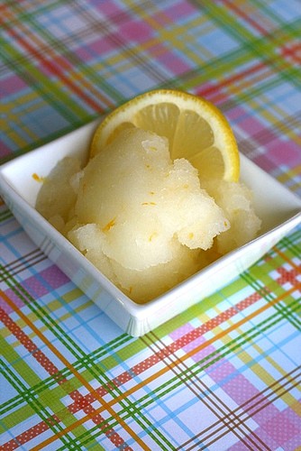Lemon sorbet