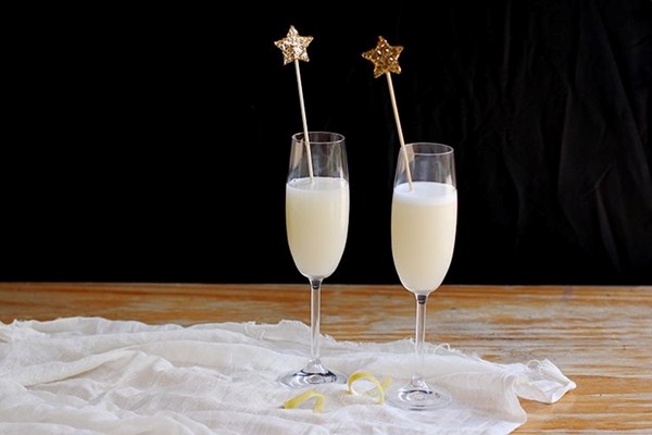 Lemon sorbet cocktail (Sgroppino)