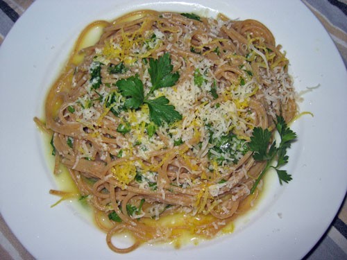Lemon spaghetti