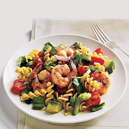Lemon-splashed shrimp salad