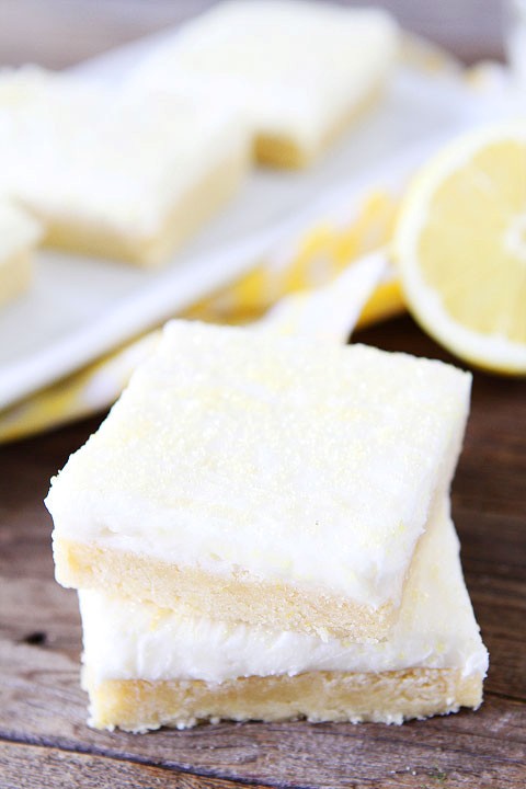 Lemon sugar cookie bars