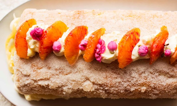 Lemon Swiss roll