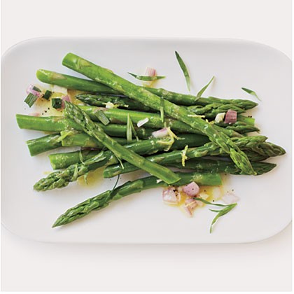 Lemon-tarragon asparagus