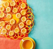 Lemon thumbprint cookies