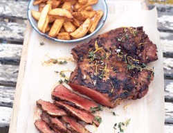 Lemon thyme and fennel butterflied leg of lamb