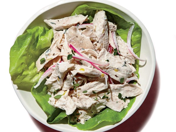 Lemon-thyme chicken salad