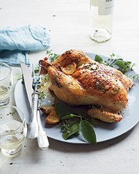Lemon-thyme roast chicken