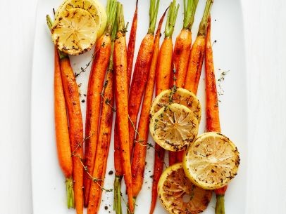 Lemon-thyme roasted carrots