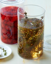 Lemon thyme vinegar