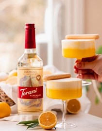 Lemon tiramisu martini mocktail [Mary Roz]