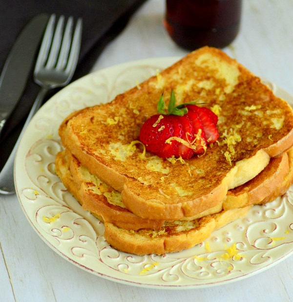 Lemon vanilla French toast