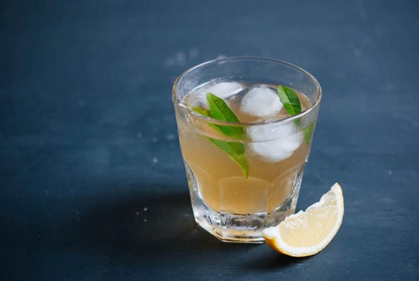 Lemon verbena ginger ale