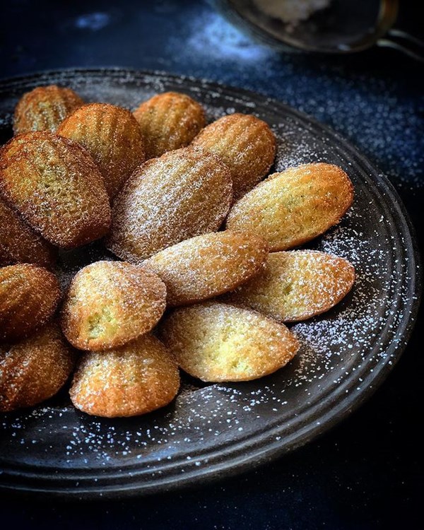 Lemon verbena madeleines
