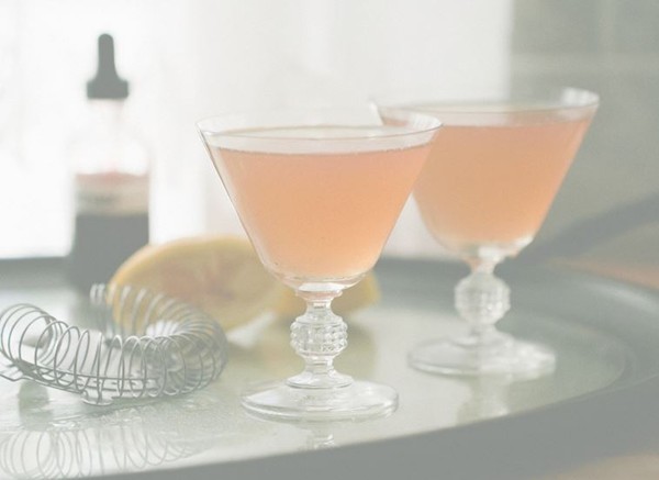 Lemon verbena whiskey sour
