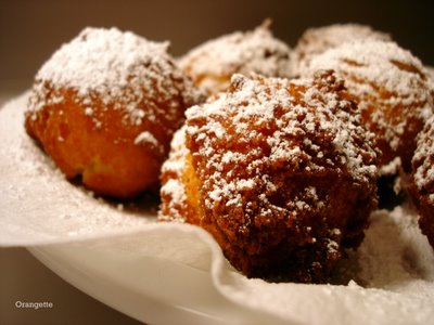 Lemon yogurt fritters