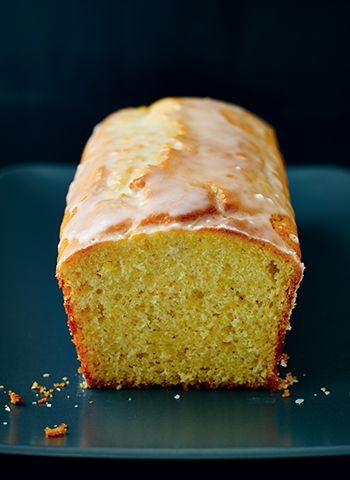 Lemon 'yogurt' pound cake with a tangy citrus glaze