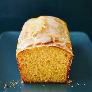 Lemon yogurt pound cake with a tangy citrus glaze