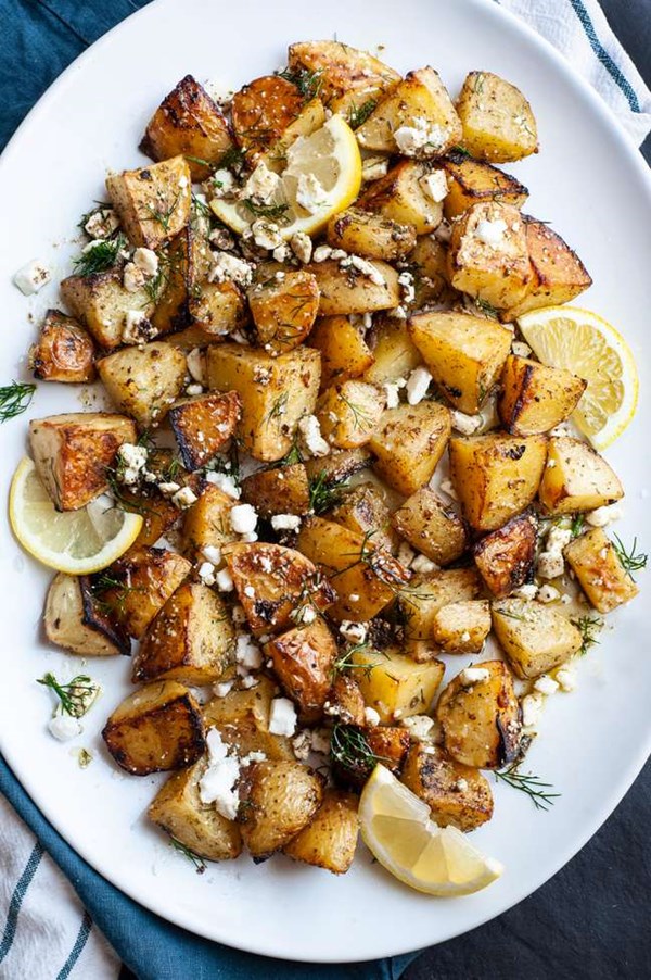 Lemon za'atar potatoes