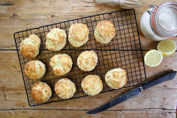 Lemon zest scones