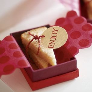 Lemon zest shortbread