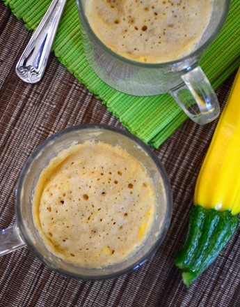 Lemon zucchini mug cake