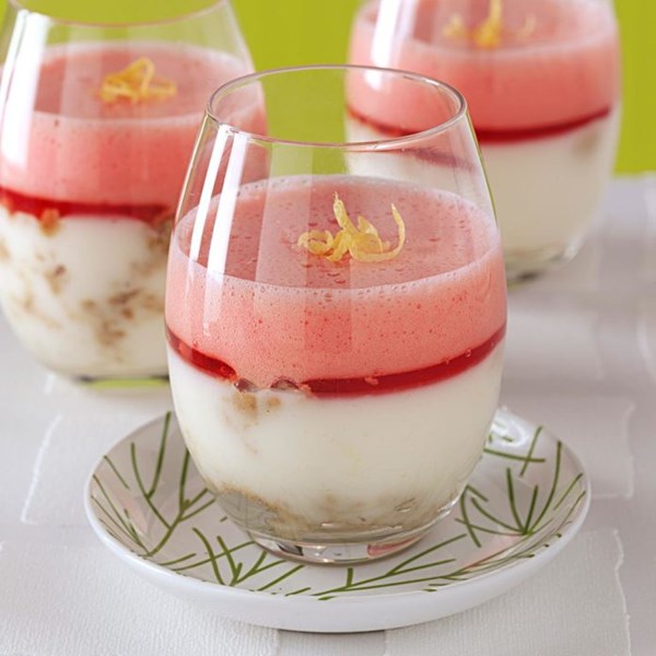 Lemonade cheesecake parfaits 
