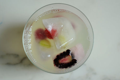 Lemonade ice cubes