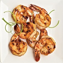 Lemongrass and garlic shrimp
