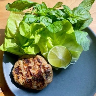Lemongrass and herb pork sausage