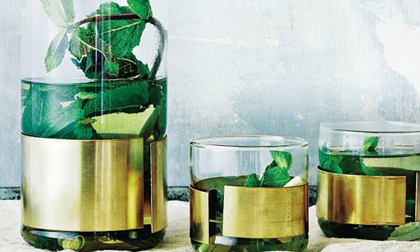 Lemongrass and mint tisane