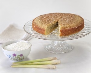 Lemongrass coconut cake