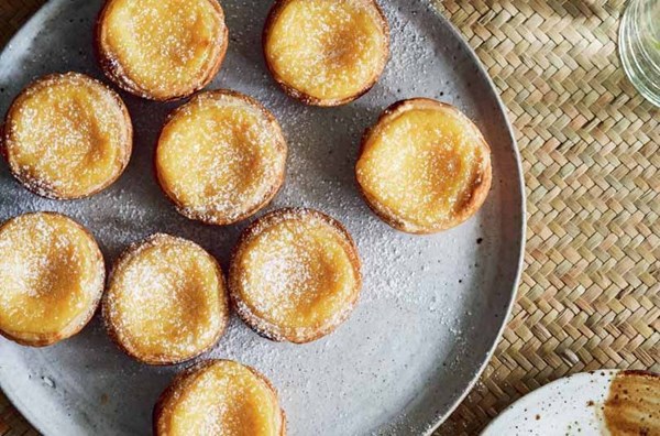 Lemongrass egg tarts