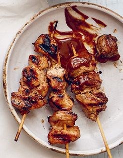 Lemongrass fish sate