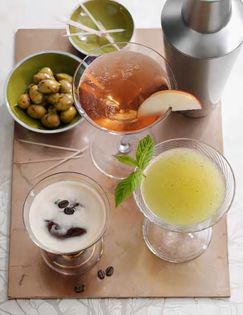 Lemongrass, ginger and mint martini