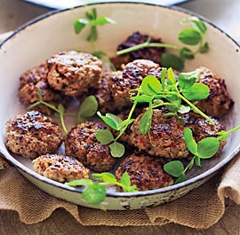 Lemongrass-ginger sliders