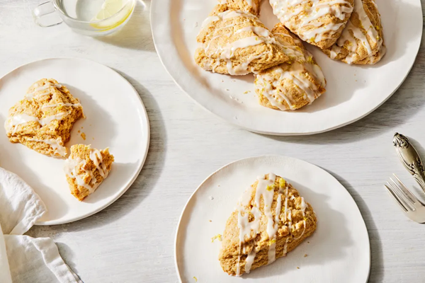 Lemoniest lemon scones