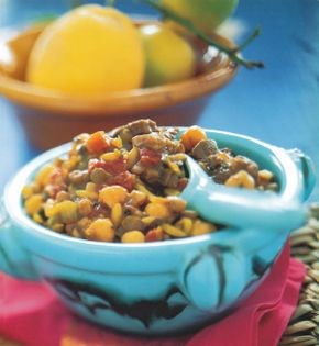 Lemony bean and rice soup for Yom Kippur (H'rira de Kippour)