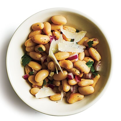 Lemony bean salad