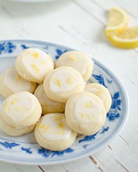 Lemony butter cookies