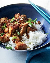 Lemony chicken stir-fry