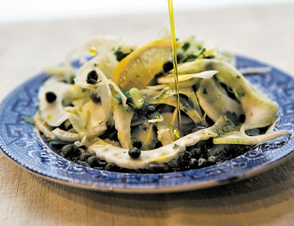 Lemony fennel salad