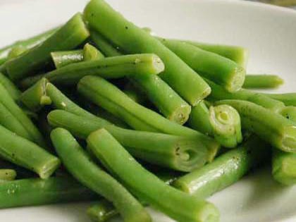 Lemony green beans