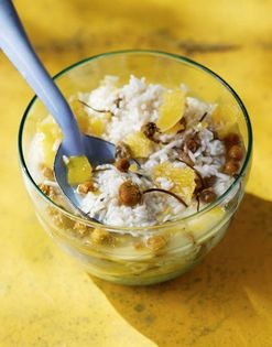 Lemony horchata con manzanilla