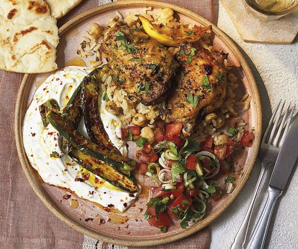 Lemony one-pan chicken & rice (Tavuk kapama)