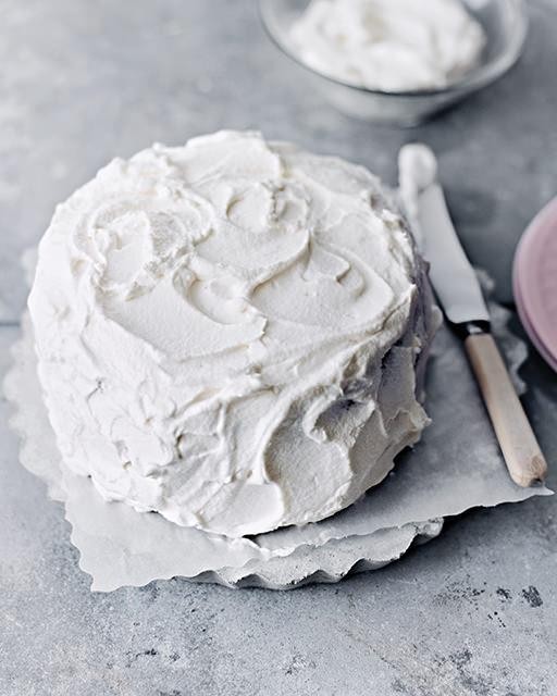 Lemony poppy-seed layer cake