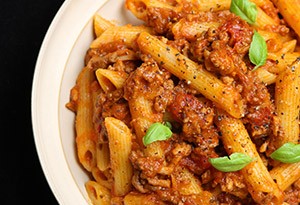 Lemony turkey Bolognese